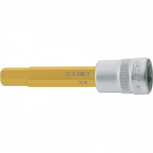 Douille hexagonale courte Hazet 3/8'' avec moletage carré – Catégorie de produit : Douilles - Product Image 2