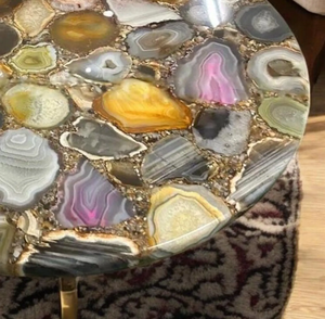 Sceau en agate poli artisanal, décoration de luxe pour la maison, motif floral religieux, résine, couleur personnalisée, qualité supérieure - Product Image 4