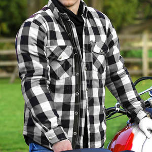 เสื้อเชิ้ตผ้าสักหลาดอะรามิดสำหรับมอเตอร์ไซด์ผ้าสักหลาดลายออกแบบได้ตามต้องการ - Product Image 6