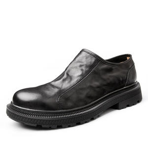 Chaussures de bureau en cuir véritable pour hommes avec semelle extérieure résistante à l'usure et semelle intérieure respirante, chaussures formelles - Product Image 1