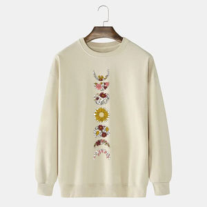 Venta al por mayor de los hombres 100% algodón personalizado 500Gsm Streetwear pantalla impresa sudaderas con capucha de peso pesado para los hombres - Product Image 1