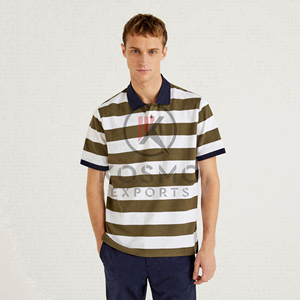 เสื้อเชิ้ตผู้ชายผ้าฝ้าย 100% สำหรับฤดูร้อน แขนสั้น ผ้าเจอร์ซีย์ ทรงปกติ ไม่ยับ สวมใส่สบาย - Product Image 3