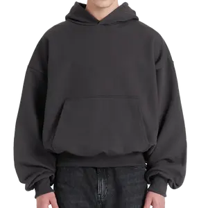 Sudaderas con capucha para hombre de peso pesado, fabricante de Pakistán, sudadera con cremallera completa y hombro caído de gran tamaño, última moda, sudaderas con capucha de calle - Product Image 2