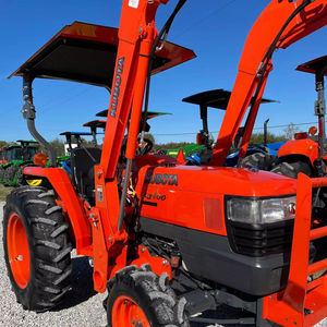 Kubot Cortacésped 4x4 Tractor pequeño con cabina Cargador frontal Retroexcavadora Kubota Tractores Camiones Agricultura Mini Tractor de granja - Product Image 1