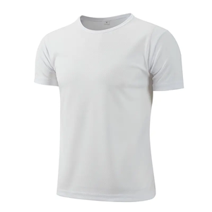 2025 été séchage rapide t-shirts haute qualité mèche vêtements de sport été hommes sport à manches courtes course T-shirt pour hommes - Product Image 1