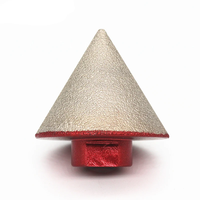 5/8-11 M14 filetage 35mm M10 48mm 80 # diamant brasé sous vide chanfrein agrandissement polissage biseautage trous sur carreaux céramique verre