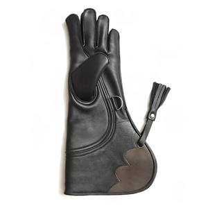 Vente chaude main gauche Nubuck cuir fauconnerie aigle gants Durable multicouche Protection Top vente produit de chasse - Product Image 5
