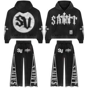 Sweat à capuche zippé tricoté pour homme, personnalisé, été, grammage lourd 360g, avec impression DTG, en molleton bouclette, écologique, haute qualité - Product Image 5