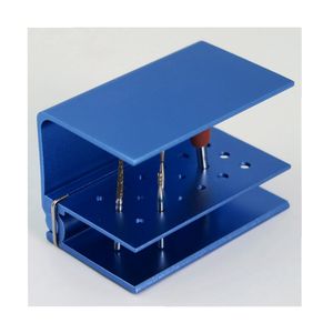 Caja de esterilización de fresas dentales de aluminio Organizador de soporte de fresas autoclavable de 18 agujeros - Product Image 5