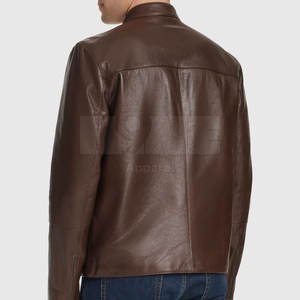 Las mejores chaquetas de cuero de material para hombres Chaqueta de invierno de Venta caliente a bajo precio - Product Image 2