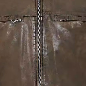Concevez vos propres vestes en cuir tendance Vestes en cuir pour hommes de haute qualité Veste d'hiver en cuir au meilleur prix Veste en cuir à manches longues - Product Image 6