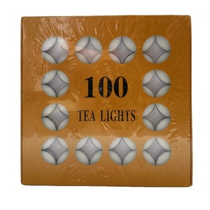 Bougie chauffe-plat en gros, 4 heures de combustion, en cire de paraffine, boîte de 100 pièces pour détaillants de bougies - Product Image 4