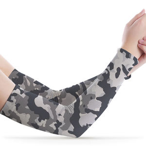 Manchons de cyclisme unisexes respirants à séchage rapide, grande taille, avec logo personnalisé, camouflage, protection solaire anti-UV, pour sports de plein air - Product Image 4