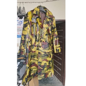 Abrigo largo de talla grande hecho a medida, chaqueta de cuero de grano superior holgada de longitud completa para hombre, logotipo de la mejor calidad en la parte delantera - Product Image 1