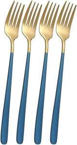 ชุดช้อนส้อมโลหะดีไซน์ใหม่ล่าสุด รูปแบบใหม่ ช้อนส้อมโลหะแบบแบน ดีไซน์ใหม่ ช้อนส้อมโลหะสำหรับผลไม้ จากอินเดีย - Product Image 3