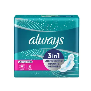 Always Ultra Delight Long Sanitary Pads 8 Pieces Buy Online at Best Price