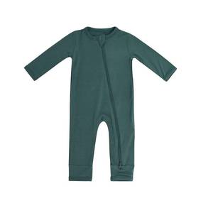 Mameluco orgánico de bambú personalizado para bebé, ropa de algodón de bambú para recién nacido con pie sólido - Product Image 1