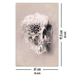 Affiche de décoration murale avec crâne dégénéré d'Ali Glec - Product Image 3