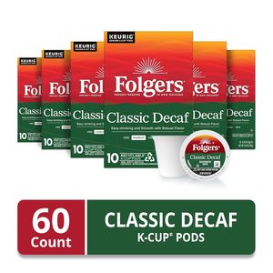 Café Folgers Classic Descafeinado en Cápsulas Keurig K-Cup, Tueste Medio, Caja de 10 Unidades (Paquete de 6) - Product Image 5