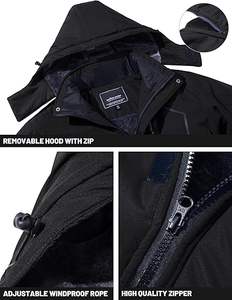 Veste coupe-vent d'hiver pour homme de haute qualité, imperméable et coupe-vent, vêtement long et fin - Product Image 4