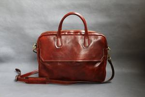 Mallette en cuir PU rétro Crazy Horse pour hommes d'affaires en cuir véritable coque dure sac d'ordinateur portable pour le LLP-0069 de travail de bureau - Product Image 6