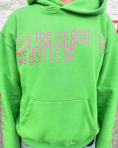 High Quality 100% Cotton Streetwear Heavy Weight Men Hoodie No String Custom <b>Raw</b> Hem Cropped Hoodie with Screen Print - Product Image 4