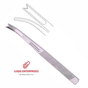 Osteotome protégé Blume en forme de V incurvé, instrument chirurgical ORL, acier inoxydable de qualité médicale - Product Image 4