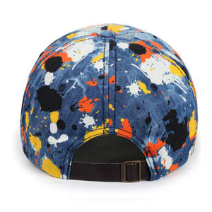 Casquette de baseball élégante unisexe pour adultes, 6 panneaux, motif Chicken Tracks, en tissu éponge et toile, respirante et imperméable, performance optimale - Product Image 3