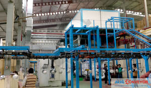 Nouveau convoyeur aérien durable avec vitesse réglable pour la construction en acier doux d'atelier de peinture d'usine de fabrication - Product Image 4