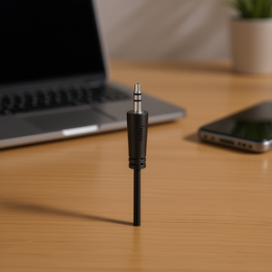 Cable de Audio y Video Jack 3.5 Negro de 1.5m con Conector de 90 Grados Modelo 00200723 - Product Image 3