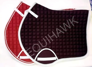 Almohadilla de silla de montar personalizada para equitación, de algodón, con forro de gofre, transpirable, se aceptan diseños acolchados personalizados. - Product Image 3