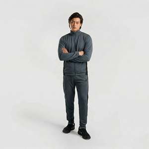 Pantalones Chino de Corte Regular Prime Fit (Color Carbón) con Logotipo Personalizado y Decoración de Cremallera, Talla XL, Corte Recto, Coloridos para Hombre - Product Image 1