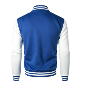 Chaquetas recortadas de alta calidad, parches de chenilla para hombre, Mangas de cuero de béisbol de lana, chaqueta con letras personalizadas - Product Image 3