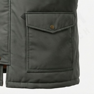 Custom Logo Winter Fashion Men Long Parka Jacket Outdoor Warm <b>Padded</b> Cotton Hood Windproof Reversible <b>Thermal</b> Snow Outer - Product Image 5