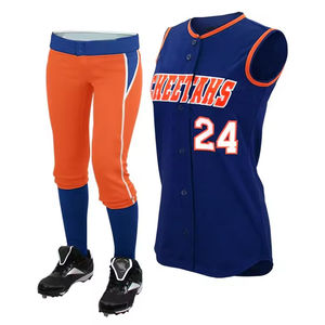 Personalice su propio diseño Uniformes de softbol Camisetas de softbol baratas Diseño personalizado Sublimación Uniforme de Jersey de Softbol - Product Image 5