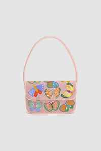 Multicolor Glass Beads Handmade Indian Handicraft <b>Bag</b> Handle Handheld Casual Hand <b>Bag</b> <b>Baguette</b> <b>Bag</b> Customized Color MS - Product Image 3