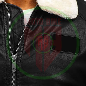 Chaqueta de Cuero Casual Resistente para Hombre, Chaqueta de Cuero Puro con Logotipo Personalizado, Chaqueta de Cuero Ligera y Transpirable - Product Image 5