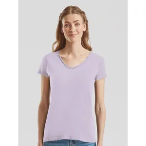 T-shirts personnalisés pour femmes, col en V, 150 pièces, produit promotionnel - Product Image 6