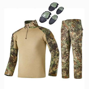 Conjunto de Camisa Táctica de Caza, Transpirable, Camuflaje Multicam Negro, Unisex, Ropa de Senderismo y Airsoft - Product Image 2