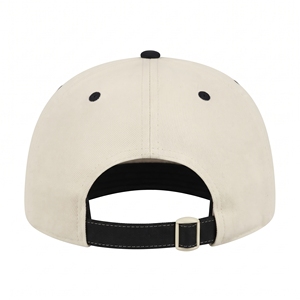 Casquette Snapback Brodé 6 Panneaux Beige Noir Toile Respirante/Imperméable Vente en Gros Logo Personnalisé Haute Qualité OEM ODM Faible MOQ - Product Image 4