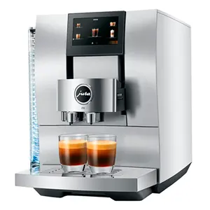Ventes chaudes - Machine à café entièrement automatique Z10 en aluminium blanc avec récipient à lait en verre - Product Image 2