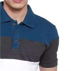 Venta caliente Precio al por mayor Logotipo personalizado Polo para hombres Nuevo diseño Polo para hombres Mejor precio 100% algodón - Product Image 3