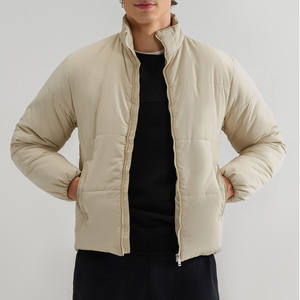 Chaqueta de Invierno para Hombre con Cuello Alto, Acolchada, Transpirable, Talla Grande, Reversible, Informal, con Cremallera, Gruesa - Product Image 5