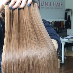 วิกผมลูกไม้แท้แบบชาวเวียดนาม100% ผมยาวถึงสองชั้นสีน้ำตาลเข้ม - Product Image 1