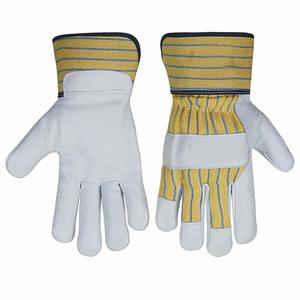 Fabricante profesional Precio barato Guantes DE TRABAJO canadienses Guantes de trabajo de seguridad de cuero de vaca de alta resistencia - Product Image 2