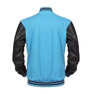 Chaqueta Varsity 2026 OEM ODM de Alta Calidad para Hombre y Mujer, con Logotipo Personalizado, Transpirable, de Cuero Vacuno, Tallas Grandes, para Invierno, Precio Económico - Product Image 4