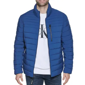 스탠드 칼라 남성 퍼 자켓 OEM 맞춤형 디자인 재킷 겨울 퍼 다운 코트 남성용 재킷 판매