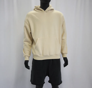 Venta al por mayor de gran tamaño Vintage ácido lavado Sudadera con capucha en blanco liso Color sólido Hip Hop sudadera para hombres y mujeres personalizado - Product Image 3