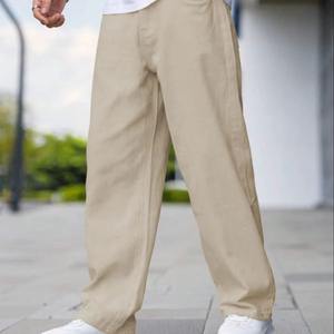 Jeans de Mezclilla Clásicos de Algodón Ecológico con Estampado, Máxima Comodidad, Color Sólido, para Hombre, Todos los Colores y Tallas - Product Image 1