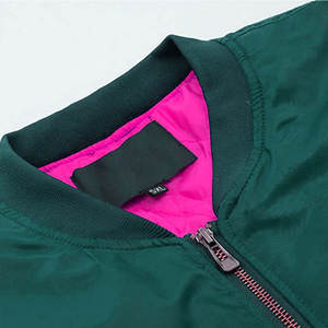 แจ็กเก็ตนักบินผู้ชายแบบลำลองขนาดพลัสไซส์และโลโก้สำหรับฤดูหนาว - Product Image 3